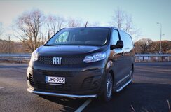 Sähköistä kuljetuskapasiteettia  - Fiat E-Scudo 75 kWh Maxi Crewcab