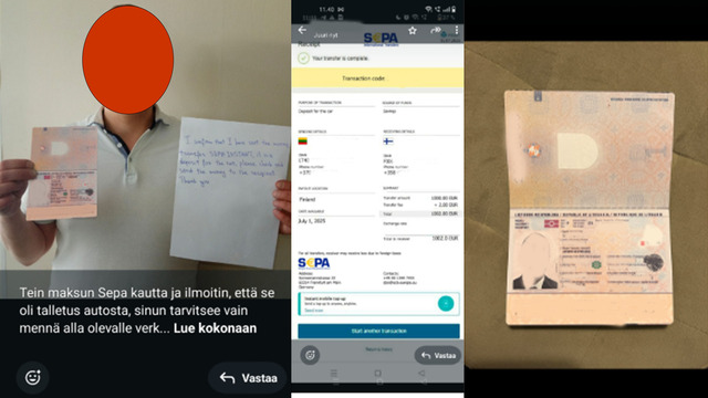 Tyypilliset huijaustavat - Ohjeita turvalliseen ajoneuvokauppaan Tyypilliset huijaustavat - Ohjeita turvalliseen ajoneuvokauppaan