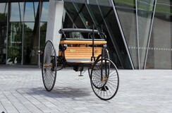 Koeajo: Benz Patent-Motorwagen - Kuluttaa enemmän vettä kuin bensiiniä